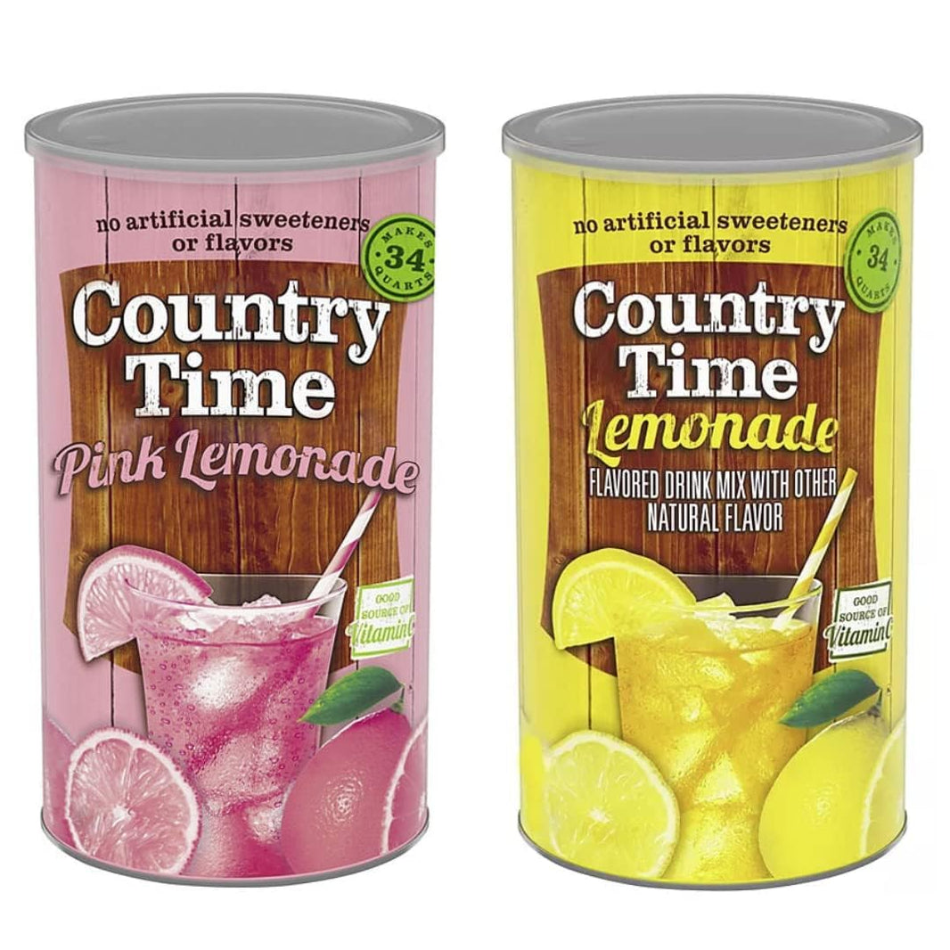 Country Time Lemonade Mix Variety Pack 82.5 oz, 2 Pack