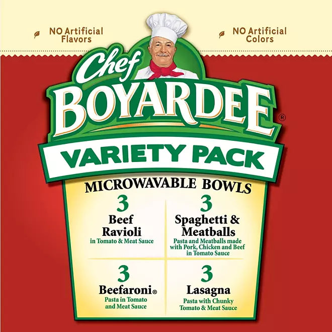 Chef Boyardee Variety Pack (7.5 oz., 12 pk.)